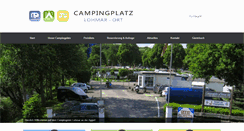 Desktop Screenshot of campingplatz-lohmar.de